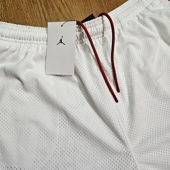 Jordan Heritage Diamond Basketball Shorts White Red DO5032-100 Women's Large L - Picture 12 of 15